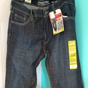 Signature Levi Strauss & Co S51 Straight, Blue Jeans, Mens 36 x 30 New with Tags
